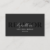 住宅ローン不動産仲介業者ブローカーチャークスクリプト 名刺 (正面)