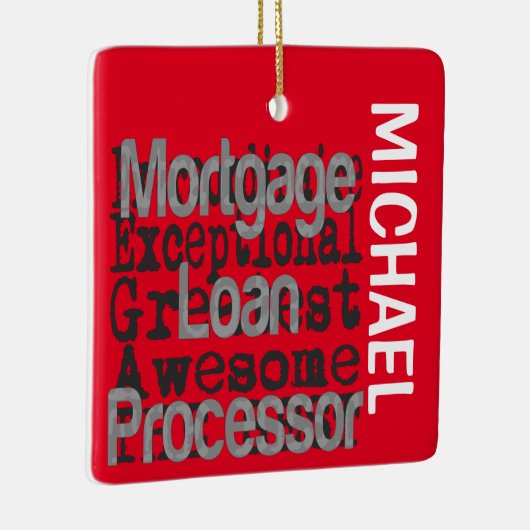 住宅ローン処理業者の並外カスタム セラミックオーナメント (右)