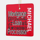 住宅ローン処理業者の並外カスタム セラミックオーナメント (左)