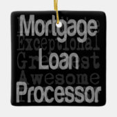 住宅ローン処理業者の並外 セラミックオーナメント (正面)