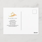 住宅不動産上場実在写真マーケティング ポストカード (裏面)