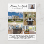 住宅不動産上場実在写真マーケティング ポストカード (正面)