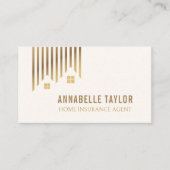 住宅保険建築不動産 名刺 (正面)