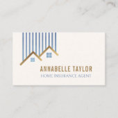 住宅保険建築不動産 名刺 (正面)