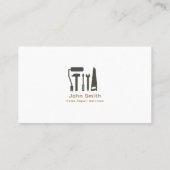 住宅修理サービス名刺 名刺 (裏面)