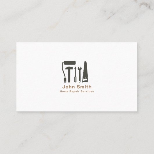 住宅修理サービス名刺 名刺 (裏面)