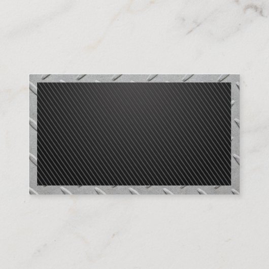 住宅修理ロゴ |スチール縁ど 名刺 (裏面)