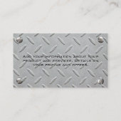 住宅修理ロゴ |鋼ねじ 名刺 (裏面)