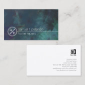 住宅修理手利便道具アイコン熟練した貿易 名刺 (正面/裏面)