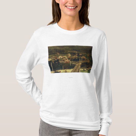 住宅地区の部分の南概観 Tシャツ (正面)