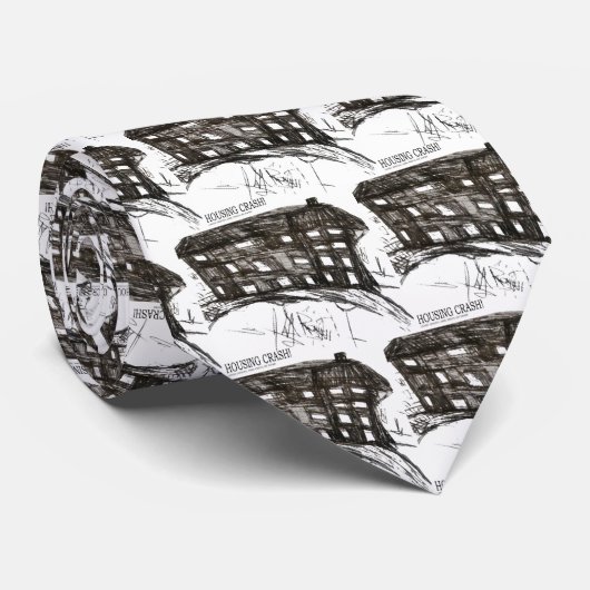 住宅墜落 ネクタイ (ロール)