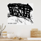 住宅墜落 ポスター (キッチン)