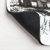 住宅墜落 マウスパッド (コーナー)