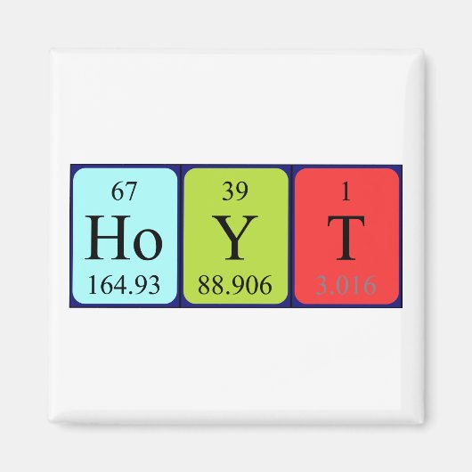 住宅定期テーブル名磁石 マグネット (正面)