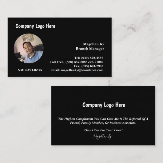 住宅実在抵当地名刺代 名刺 (正面/裏面)