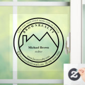 住宅屋根不動産エージェント建築事業 ウィンドウサイン (ホーム)