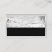 住宅屋根 |メタリック大理石 名刺 (裏面)