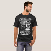 住宅建築士I常時後を追建物コード Tシャツ (正面フル)