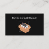 住宅引越し業者の移動と保管 名刺 (正面)