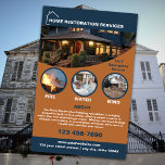 住宅復旧サービス事業 チラシ<br><div class="desc">Home Restoration Services Business Flyerを導入このフライヤーは、専門家の修理やリノベーションサービスを必要とする住宅所有者と接続するための強力なツールである。この人目を引くチラシは、水、火災、風の損傷の修復のような重要なサービスを強調し、潜在的な顧客が私たちと一緒に安全であることを保証する。このチラシは、信頼性、専門知識、安心を伝える。このチラシは、地域、コミュニティセンター、および地元企業での配布に最適で、迅速かつ専門的に、家庭や生活の復旧に対する私たちのコミットメントを示すように設計されている。画像と文字はすべて100%カスタマイズ可能。 1bizchoiceによって、すべての権利が予約。</div>