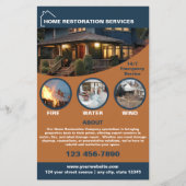 住宅復旧サービス事業 チラシ (正面)