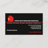 住宅復旧サービス 名刺 (正面)