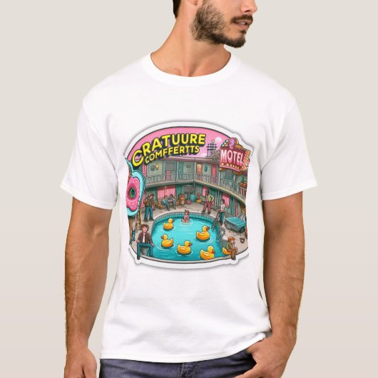 住宅性の解体：生物心地よい Tシャツ (正面)