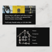 住宅所有不動産への開実在設 名刺 (正面/裏面)