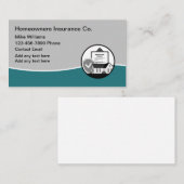 住宅所有者保険代理店の名刺 名刺 (正面/裏面)