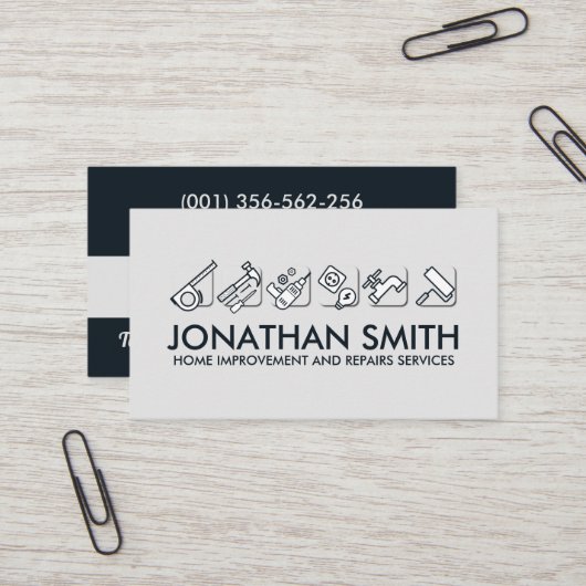 住宅改修サービス 名刺 (正面/裏面インサイチュ)