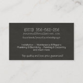 住宅改修サービス 名刺 (裏面)