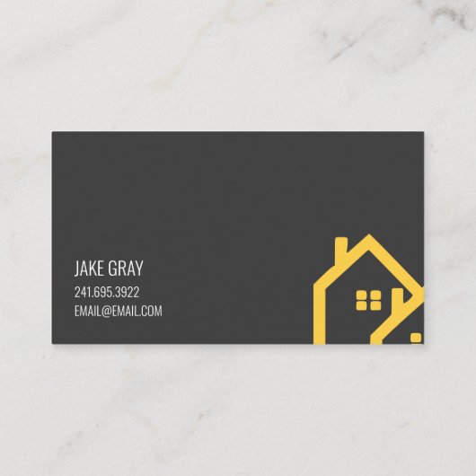 住宅改修リフォーム建築 名刺 (裏面)