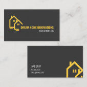 住宅改修リフォーム建築 名刺 (正面/裏面)