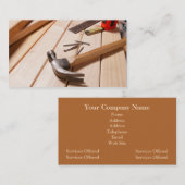 住宅改修・大工名刺 名刺 (正面/裏面)