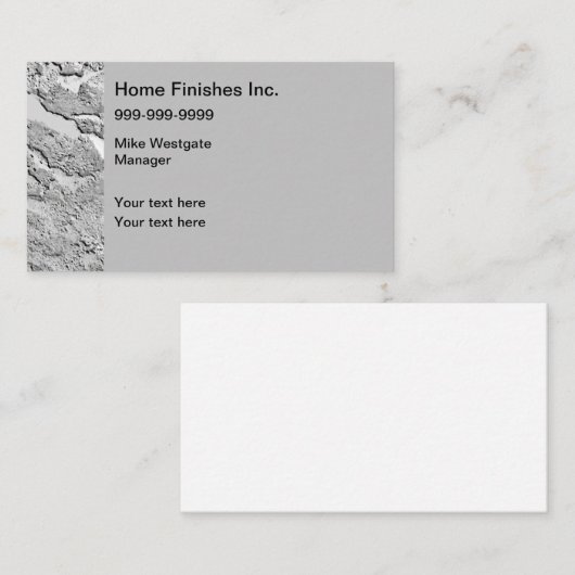 住宅改修·改修サービス 名刺 (正面/裏面)