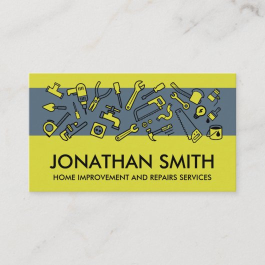 住宅改良手利業者サービス名刺 名刺 (正面)