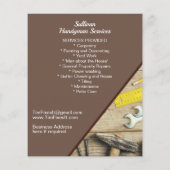 住宅整備事業プロモーション チラシ (裏面)