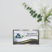 住宅景観ロゴ |実在財産 名刺 (スタンド正面)