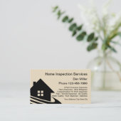 住宅検査サービス名刺 名刺 (スタンド正面)
