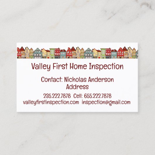 住宅検査許可住宅検査事務C 名刺 (正面)