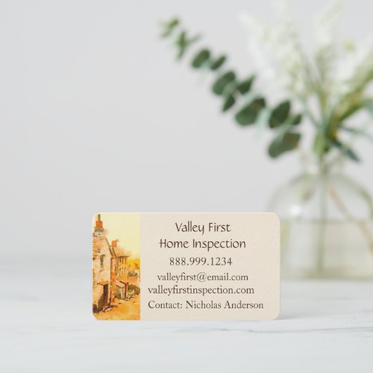 住宅検査許可住宅検査官 名刺 (スタンド正面)