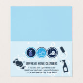 住宅清掃アイコン |クリーナーツール 名刺 (外部フラット)