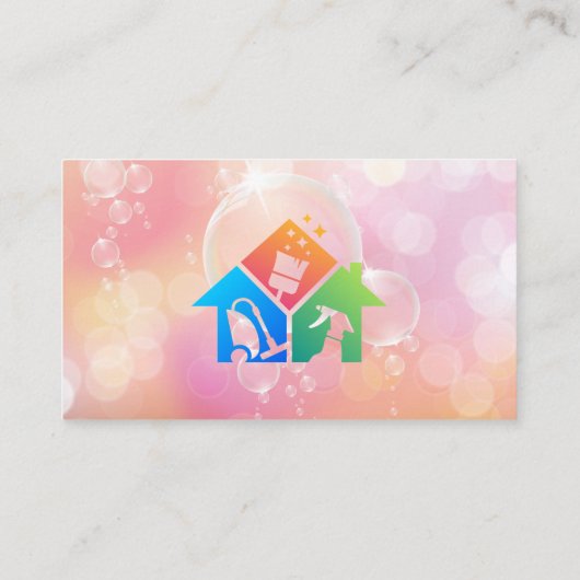 住宅清掃アイコン | シャボン 名刺 (裏面)