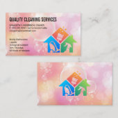 住宅清掃アイコン | シャボン 名刺 (正面/裏面)