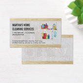 住宅清掃アイコン |マーブル木材の背景 (デスク)