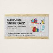 住宅清掃アイコン |マーブル木材の背景 (正面)