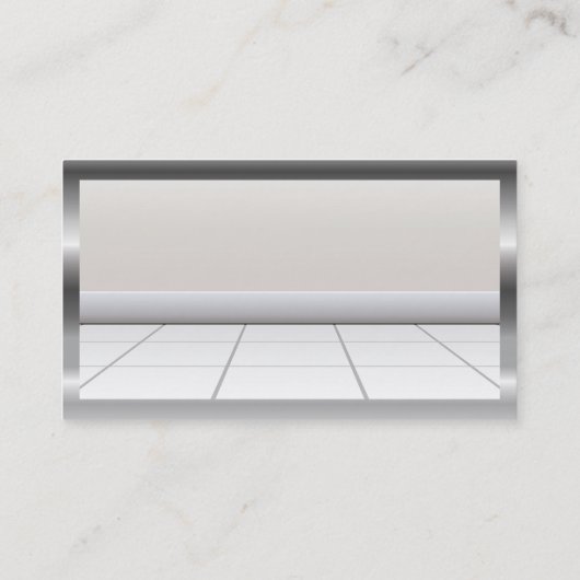 住宅清掃アイコン | 床 名刺 (裏面)