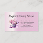 住宅清掃エレガントサービスフローラ用品 名刺 (正面)