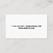 住宅清掃サービスと気に 名刺 (裏面)