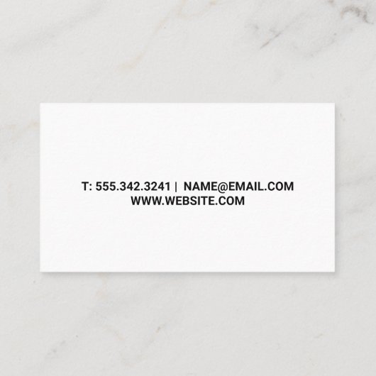 住宅清掃サービスと気に 名刺 (裏面)